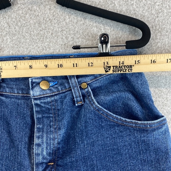 Wrangler Rock 47 cowboy cut jeans 30x30 regular fit straight leg western rodeo - Picture 4 of 12